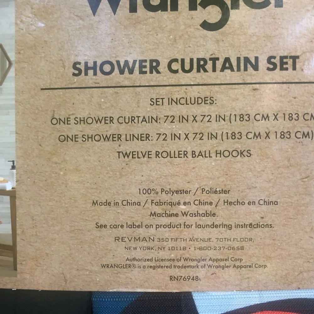 NWT Fall Wrangler Shower Curtain Set - Pumpkins, Cactus, Boots, and Ghosts